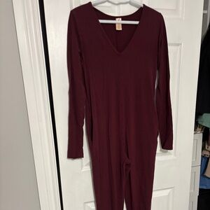 Smash & Tess Friday Romper in Bold Burgundy